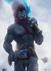 bara gay league_of_legends muscles riot_games troll trundle