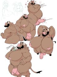 1boy anthro beard big_belly big_breasts big_penis breastmilk bull busty busty_boy cum cumming ejaculating ejaculation fat_belly fat_cock furry gynomorph horns huge_breasts inverted_nipples juicestandmango lactating lactation male male_breasts male_lactation male_only male_tits male_with_breasts mango_(juicestandmango) milk model_sheet penis pink_penis precum short_penis solo solo_male squirting_milk thick_penis