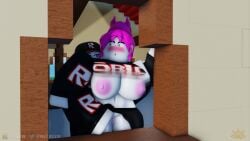 1boy 1girls 2021 3d areolae black_clothing breasts exposed_breasts exposed_pussy female grena guest_(roblox) guest_224 nipples pussy roblox robloxian shirt_lift skirt_lift tagme watermark white_skin