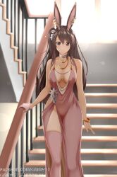 1girls brown_hair bunny_ears dress kimmy77 rwby velvet_scarlatina