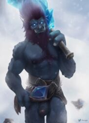 bara gay league_of_legends muscles riot_games troll trundle