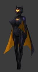 armpits batgirl breast_expansion cassandra_cain dc female large_ass large_breasts navel nipples platinum1945 post_transformation thick_thighs toned_stomach transformation wide_hips