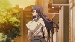 big_breasts breasts breasts gigantic_breasts gyakuten_majo_saiban:_chijo_na_majo_ni_sabakarechau huge_breasts huge_breasts kaoru_enma school school_uniform schoolgirl