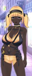 before_and_after bimbo bimbofication breast_expansion breasts dark-skinned_female ebonization female large_breasts nemblacktype3 post_transformation race_swap thick_thighs transformation wide_hips