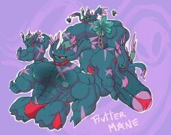 abs biceps bodybuilder flutter_mane furry hyper hyper_balls hyper_genitalia hyper_muscles hyper_penis hyper_testicles male male_focus male_only muscle muscles muscular muscular_arms muscular_legs muscular_male muscular_thighs nipples pecs pokemon ryouluck