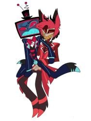 alastor_(hazbin_hotel) hazbin_hotel hellaverse vox_(hazbin_hotel)