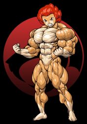 abs anthro biceps big_muscles claws large_muscles lion-o male muscles muscular muscular_anthro muscular_arms muscular_legs muscular_male muscular_thighs pecs pokkuti thundercats