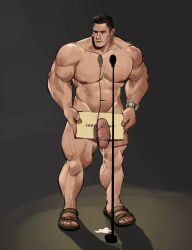 1boy abs actor athlete biceps big_penis boner caucasian caucasian_male celebrity cum cum_drip cum_dripping_from_penis da_ddy22 dadee english_text erect_penis erection flaccid_penis hard_on huge_penis john_cena male male_only microphone muscles muscular muscular_male oscars_(ceremony) pecs solo_male veiny_penis