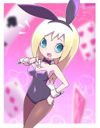 blonde_hair bunny_ears bunnysuit character_request copyright_request nollety tagme