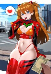 asuka langley sohryu from neon genesis evangelion by thetisai