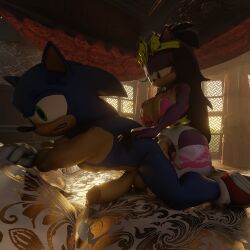 1dickgirl 3d anthro furry futa_on_male futanari incest male mother_and_son queen_aleena sonic_(series) sonic_the_hedgehog sonic_the_hedgehog_(series) sonic_underground