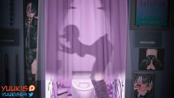 1girls 3d animated boots cum cum_on_toilet curtain fellatio glory_hole glory_wall hololive hololive_english hololive_english_-advent- implied_sex no_sound penis photo_(object) self_upload shadow shiori_novella shorter_than_30_seconds silhouette spitroast tagme toilet video virtual_youtuber yuukis