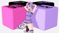 3d ahegao animate_inanimate baba_is_you body_control dildo dildo_transform highhijiki koikatsu koikatsu_(medium) transformation voiceroid yuzuki_yukari