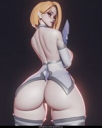 1girls 3d 4:5 animated animated ass big_ass big_breasts blonde_female blonde_hair blue_eyes blue_lipstick bob_cut caucasian caucasian_female emma_frost emma_frost_(marvel_rivals) female huge_ass looking_at_viewer marvel marvel_rivals pale-skinned_female pale_skin pussy rushzilla shaking_ass shaking_breasts short_hair tagme thick_legs thick_thighs turntable_(animation) twerking wide_hips