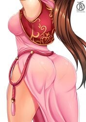 1girls alternate_ass_size alternate_breast_size ass backboob big_ass big_breasts breasts brown_hair color female female_only fire_emblem fire_emblem:_mystery_of_the_emblem fire_emblem:_shadow_dragon_and_the_blade_of_light huge_ass large_ass linde_(fire_emblem) pantylines revolverwingstudios solo thighs