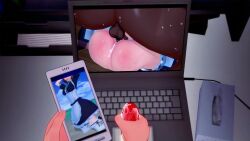 3d animated cheating cheating_girlfriend cuck cuckold cuckold_pov cuckolding cum cum_in_pussy cum_inside dark-skinned_male gooning jerking jerkingoff koikatsu light-skinned_female maid maid_headdress maid_uniform masturbation memer27 netorare ntr persona persona_3 phone sweat sweatdrop sweating tagme video watching yukari_takeba