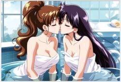 2girls ai_generated bishoujo_senshi_sailor_moon flirting girl_on_girl girlfriend girlfriends kissing lesbian_couple lesbian_kiss lesbian_sex lovers makoto_kino rei_hino sailor_jupiter sailor_mars yuri