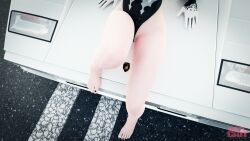 3d 3d_(artwork) feet female foot_fetish nier nier:_automata nier_(series) nippycattstudio toenail_polish toenails toes yorha_2b