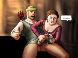 cumshot daddy doris merry_man milking robin_hood_(character) shrek_merryman