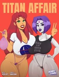 2d arzogart busty comic dc dc_comics female hourglass_figure kennycomix netorare raven_(dc) starfire tagme teen_titans titan_affair_(comic) wide_hips