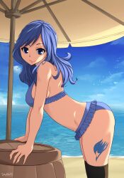 1girls fairy_tail juvia_lockser sole_female stayaliveplz