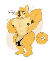 2025 abs annoyed anthro areola armpit_hair balls barazoku barefoot barely_contained biceps big_balls big_bulge big_muscles big_penis bodily_fluids body_hair bulge canid canine canis chest_hair clothed clothing cutaway dialogue doggonut domestic_dog ear_piercing english_text eyebrows facial_piercing feet frown fur genitals hand_behind_back herding_dog hi_res huge_balls huge_bulge huge_cock huge_muscles humanoid_genitalia humanoid_penis ineffective_clothing male mammal motion_lines muscular muscular_anthro muscular_male musk navel nipples nose_piercing nose_ring obliques paper pastoral_dog pecs penis penis_base piercing plantigrade profanity quads ring_piercing serratus simple_background solo standing stated_homosexuality stated_sexuality sweat text the_truth thick_arms thick_thighs thong thong_only topless topless_anthro topless_male tuft underwear underwear_only welsh_corgi white_background