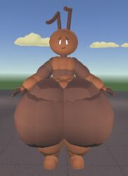 1boy antennae ants big_ass big_butt bottom_heavy choco_(dozighost) dozighost_(fanarts) male male_only non-human original original_character rec_room scott_automaton tagme thick_thighs