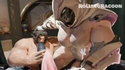 3boys 3d 3d_model abs animation beard big_chest blowjob hairy_arms hairy_chest kneeling licking_dick male male/male male_only marvel marvel_rivals mask masked_male moon_knight moon_knight_(marvel_rivals) muscles naked naked_male nude nude_male pierced_nipples rollingracoon six_pack sucking_dick tagme threesome venom_(marvel) venom_(marvel_rivals) video wolverine_(marvel_rivals) wolverine_(x-men) yaoi