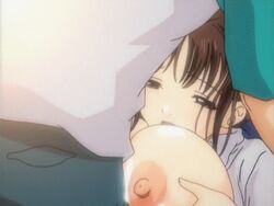 animated breast_grab breasts female fusano_fumie grabbing huge_breasts milk_junkies_2 nipples paizuri teacher