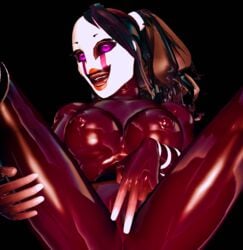 3d animatronic ass big_breasts breasts five_nights_at_freddy's five_nights_at_freddy's_2 humanoid looking_at_viewer machine marionette_(fnaf) mask masturbation nipples presenting puppet_(fnaf) pussy robot rythmit smile source_filmmaker spreading video_games