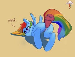 anal anal_sex disembodied_penis duo equid equine female feral friendship_is_magic male mammal molasteak my_little_pony penetration penis pterippus pussy rainbow_dash_(mlp) rear_view sex solo_focus straight