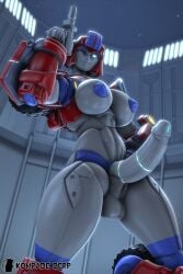 3d armor armored_female big_breasts big_penis breasts breasts_out cybertronian erection female futa_only futanari komradederp large_breasts original_character robot robot_female robot_genitalia robot_girl robot_humanoid robot_penis thick_thighs transformers trawert