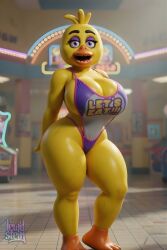 toy chica (fnaf) from five nights at freddy's by lewdstein