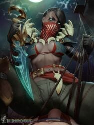 1girls dominant_female female league_of_legends pyke rule_63 submissive_pov themaestronoob