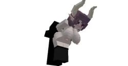 1boy 1girls 3d anal anal_sex animated bent_over big_breasts fapcraft female galath hanging_breasts jenny_mod male milf minecraft no_sound succubus tagme video