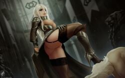 dominant_female female female_knight femdom final_fantasy high_heels stockings themaestronoob