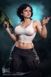 1girls abs ai_generated alien_(franchise) big_breasts breasts cleavage ellen_ripley female fit fit_female hips large_breasts looking_at_viewer nipples pinup sigourney_weaver thick_thighs thighs zargos