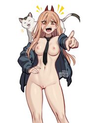 blushypixy breasts chainsaw_man meowy_(chainsaw_man) power_(chainsaw_man) pussy