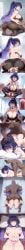 1boy 1girls ahe_gao ai_generated ass_grab big_breasts black_bra blur_censor blush blushing_at_viewer censored comic_strip cowgirl cowgirl_position cross_section cum_in_pussy cum_inside cum_leaking cum_overflow curvaceous_female curvy_female dark-skinned_male deep_penetration doggy_style domination earrings eating_ass female full_color full_womb grabbing_ass groping_ass heart-shaped_pupils holding_hands holding_head honkai_impact_3rd long_hair male meepking multiple_creampies muscular_female on_bed orgasm orgasm_face painted_nails partially_clothed partially_clothed_female purple_eyes purple_hair purple_nails raiden_mei saliva sex stockings straight_sex thick_ass thick_thighs tongue_out torn_stockings vaginal_penetration vaginal_sex wide_hips x-ray