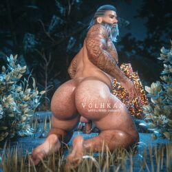 1boy 1human 3d 505_games ass ass_focus azog3d back back_view balls bara bara_ass beard big_ass big_butt body_hair bubble_ass bubble_butt canadian dad_bod dead_by_daylight dilf facial_hair feet grey_hair hairy hairy_ass hairy_legs hairy_male hairy_thighs human jeff_johansen kneeling light-skinned_male light_skin looking_back_at_viewer male male_focus male_only manly masculine mature mature_male naked night nude nude_male outdoor_nudity outdoors outdoors_nudity outside penis solo solo_focus solo_male tattoo_on_arms tattooed_arm tattooed_arms tattoos