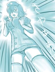 d.gray-man miranda_lotto nurse nurse_uniform panties thighs visible_panties