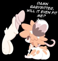 age_difference babysitter big_ass cub furry julylafearata male male_cub male_only merry_noel_(rogywantscoffee) rat rat_ears rat_tail smaller_male thick_thighs