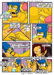 blargsnarf comic dolph_starbeam female human male marge_simpson nelson_muntz rimjob rimming straight tagme the_simpsons