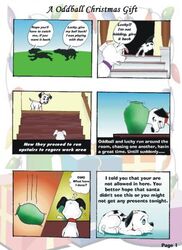 101_dalmatians canine comic disney dog feral fur lucky_(101_dalmatians) oddball