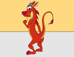 ass disney dragon lugus male male_only mulan mushu scalie solo