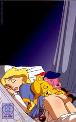 2001 adventures_of_the_gummi_bears anthro bear cubbi_gummi disney female fur human interspecies malachi male mammal princess_calla sunni_gummi