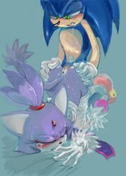 anthro blaze_the_cat blue_fur cat cum feline female fur furry hedgehog male mammal manaita sonaze_ sonic_(series) sonic_the_hedgehog straight straight_hair vaginal_penetration