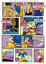 20th_century_studios accurate_art_style blargsnarf comic dolph_starbeam female human male marge_simpson nelson_muntz straight tagme the_simpsons yellow_body yellow_skin