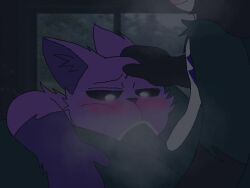 anthro anthro_on_anthro anthro_only catnap catnap_(poppy_playtime) critters_(poppy_playtime) domestic_cat feline furry_only no_humans oc opposerose poppy_playtime poppy_playtime_(chapter_3) purple_fur purple_skin sex smiling_critters tagme