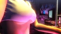 3d absurd_res barbie_deep blonde_hair cash_register cashier cleavage edit heavenly_body highres hitman hitman_absolution io-interactive large_breasts large_tits mature_female mature_woman no_bra oblivious_sexualization screenshot screenshot_edit strip_club stripper underboob video_games